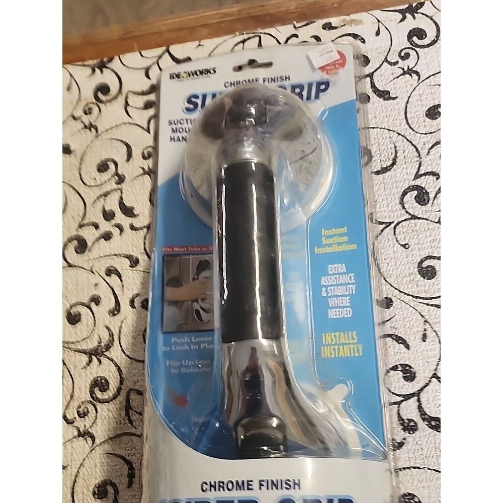 Ideaworks Chrome Finish Suction Grab Bar